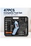 TUOYE TOOLS 47PCS Cordless Electric Screwdriver Set, 3.6V Rechargeable Screwdriver, 1300mAh Battery, 200RPM, Adjustable Handle, LED Light, for Home Repair and DIY - 2