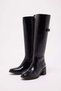 Women's Boots with Elastic Gaiters and Buckles - 2