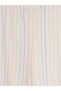Peak New Season Ecru Elastic Waist Striped Women's Pajama Bottoms - 2