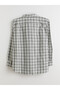 Trendy Picks from Kübra Butik: Plus Size, Standard Fit, Long-Sleeved, Checked, Embroidered with Stones Men's Shirt - 7