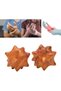 Wooden Hand Massage Ball with Spikes, 2 Pcs for Trigger Point