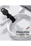 6PCS Magnetic Cable Ties, Adjustable Silicone Cord Organizers - 5