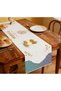 Linen Eid Mubarak Table Runner Table Decorations - Islamic Ramadan Table Runner - Muslim Eid Mubarak - 7