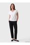 LCW Grace Black Interlock Straight-Leg Standard & Regular Women's Pants, with the ALITA CITY Touch