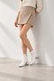 Women's Off-White Square Toe Ankle Boots, 6.5 cm - 5
