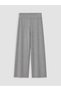 Peak New Season Gray Women's Knit Pants with Elastic Waistband - 4