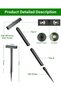 Solar Outdoor Lights Pathway 1 Pack Solar Pathway Lights Waterproof Modern Path Lights Solar Powered - 6
