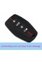 Key Fob Cover Case, Soft Silicone Remote Key Protector, Anti-Scratch Anti-Drop Shockproof Shell Comp - 5