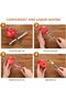 4 Pack Corer, Stainless Multi Function Fruit Corer, Pitter Remover Set with Serrated Blade, Sturdy a - 4