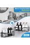 5 Pack Shower Caddy, Adhesive Bathroom Organizer, No Drilling, Large Capacity, Rustproof Stainless S - 5
