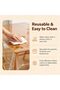 Clear Plastic Tablecloth, for Rectangle Dining Table, Table Coth Waterproof Cover PVC Protector Oil- - 5