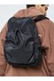 Men Nylon Drawstring Backpack Free Size Black 7022948901 - 3