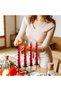 Candles 4 PCS 7 Inch Thick Spiral Taper Candles - 5