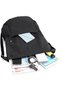 Drawstring Backpack Bag, Waterproof Nylon String Bag Sackpack, Large Capacity with 5 Pockets, Drawst - 7