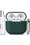غطاء سيليكون ناعم لسماعات AirPods 5 و AirPods 4 - لون أخضر غابوي