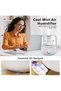 جهاز ترطيب هواء للغرف الكبيرة، جهاز ترطيب هواء سعة 3 لترات لغرفة النوم، موزع روائح، وظيفة الزيوت العطرية، UL - 5