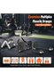 Tricep Press Down Cable Machine Attachment, Solid Steel Body Training Lat Pulldown Home Gym Accessor - 6