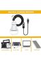 2 Pack USB Rechargeable LED Camping Lanterns with Extra-Long 8.2 ft Cord & USB Y-Cable, Portable War - 4