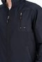 Navy Blue, Lined, Waterproof and Windproof Transitional Coat/Raincoat - 8