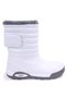 W10168 Topo Ski Charol White Orthopedic Girls' Rain Boots - 2