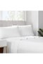 Simply Clean Super Soft Hypoallergenic Stain Resistant Deep Pocket 3 Pieces Solid Bed Sheet Set, Twi