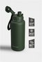 1 Hand Leak-Proof Steel Thermos 1000 ml Green St-215 - 3