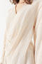 Women's Tie-Up Wrap Blouse - 8