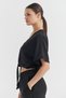 Women's Front Tie Blouse - 2
