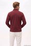 Burgundy Men's Fleece Jacket, Full-Zip, True to Size Fit, 3 Pockets, Outdoor - 8