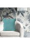 Single Velvet Textured Throw Pillow Cover Turquoise - 2