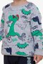 Baby Boy Tracksuit Set Dinosaur Printed 9 Months-3 Years, Gray - 3
