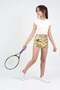 Girls' Metallic, Shiny, Sparkly Running, Walking, Dancing, Sports, Athletic, Cheerleading Shorts — Gold - 3