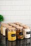 Set of 12 Glass Jars Food and Legumes Set Wooden Vacuum Lid Jar Set with Labels 800 ml - 5
