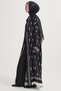 Zyra Premium Floş Abaya Black