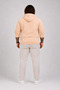 Plus Size Men's Basic Hooded Sweatshirt 11700 BEIGE - 2