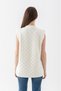 Women's Soft Diamond-Patterned Vest - 4