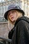 Women's Camel Feather Felt Bucket Hat - 2