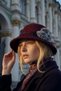 Women's Camel Feather Felt Bucket Hat - 3