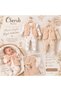 Baby Girl Newborn Jumpsuit with Plush Vest - 4