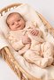 Baby Girl Newborn Jumpsuit with Plush Vest - 2