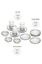 Malaysia - 24-Piece Presentation Tea Set with Gold Gilding - 3