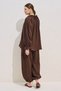 Muslin Balloon Pants Dusty Brown - 4