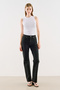 Medium Waist Skinny Flare Fit Jeans Black - 2