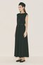 Premium Belt Detailed Dress Black - 4