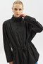 Wool Fleece Detailed Shirt Black - 4