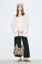 Muslin Wide Sleeve Kimono Beige
