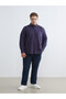 Trendy Picks from Kübra Butik: Plus Size, Standard Fit, Long-Sleeved, Checked, Embroidered with Stones Men's Shirt - 3