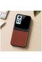 Xiaomi Redmi Note 12 Pro 4g Compatible Case Lens Leather Case Brown - 4