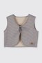 Girl's Double-Sided Ecru Vest - 4