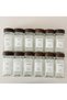 Set of 12 Acacia Lid Glass Spice Racks (32 Labels with Gift) - 7